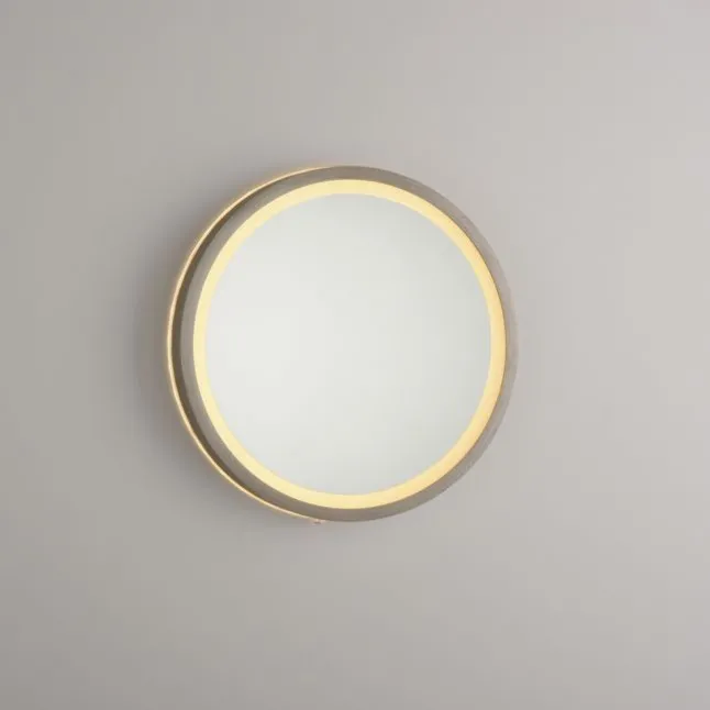 Paul Neuhaus LED Spiegel VIDRO, bronce,