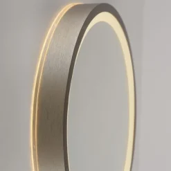 Paul Neuhaus LED Spiegel VIDRO, bronce,