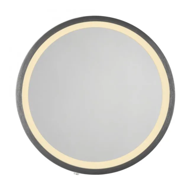 Paul Neuhaus LED Spiegel VIDRO, grau,