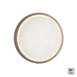 Paul Neuhaus LED Spiegel VIDRO, grau,