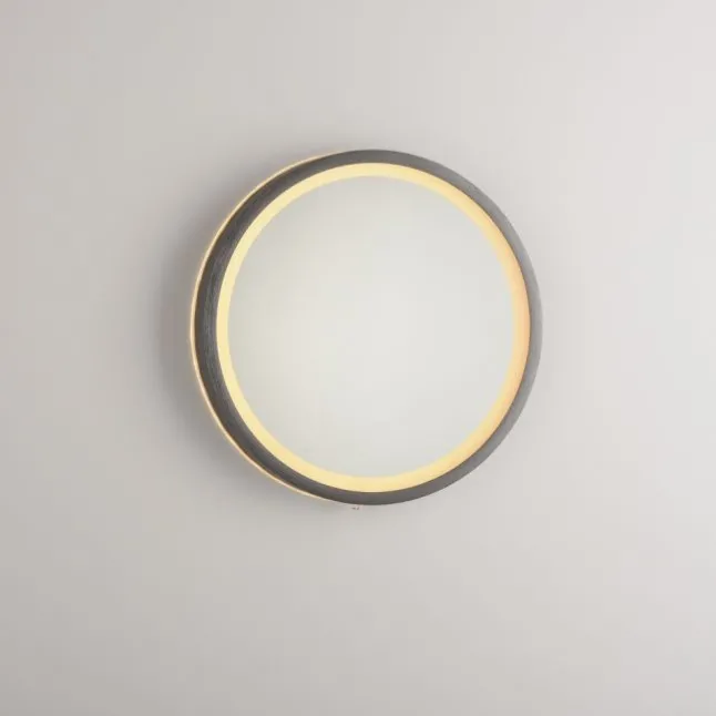 Paul Neuhaus LED Spiegel VIDRO, grau,