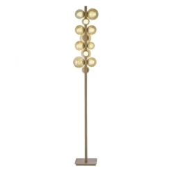 Paul Neuhaus LED Stehleuchte PURE Popup bronce dimmbar Amberglas