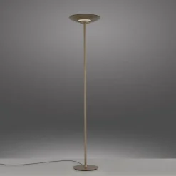Paul Neuhaus LED Stehleuchte Pure Moon bronce Touchdimmer Amberfarben