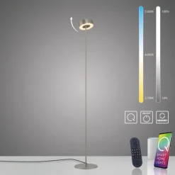Paul Neuhaus LED Stehleuchte Q-ROTATE aluminium Smarthome App