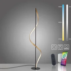 Paul Neuhaus LED Stehleuchte Q-SWING anthrazit steuerbar Smart Home