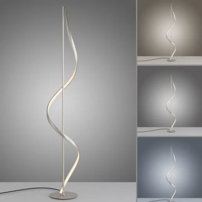 Paul Neuhaus LED Stehleuchte Q-SWING silber steuerbar Smart Home