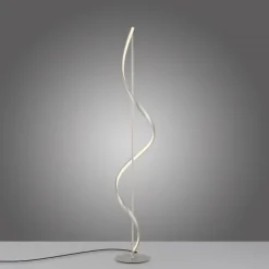 Paul Neuhaus LED Stehleuchte Q-SWING silber steuerbar Smart Home