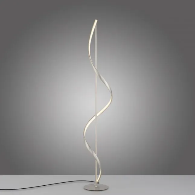 Paul Neuhaus LED Stehleuchte Q-SWING silber steuerbar Smart Home
