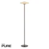 Paul Neuhaus LED Stehleuchte PURE Vitrum Glas dark-metal brown