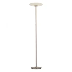 Paul Neuhaus LED Stehleuchte PURE Vitrum Glas dark-metal brown