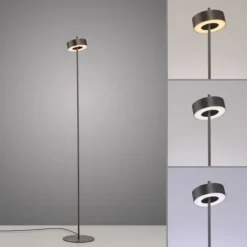 Paul Neuhaus LED Stehleuchte Q-ROTATE dark-metal brown Smarthome