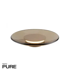 Paul Neuhaus LED Tischleuchte Pure Moon bronce, dark smokey Touchdimmer