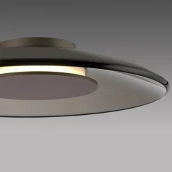 Paul Neuhaus LED Tischleuchte Pure Moon bronce, dark smokey Touchdimmer