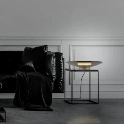 Paul Neuhaus LED Tischleuchte Pure Moon bronce, dark smokey Touchdimmer