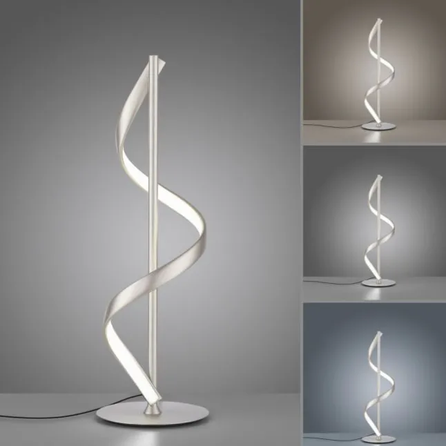Paul Neuhaus LED Tischleuchte Q-SWING silber steuerbar Smart Home
