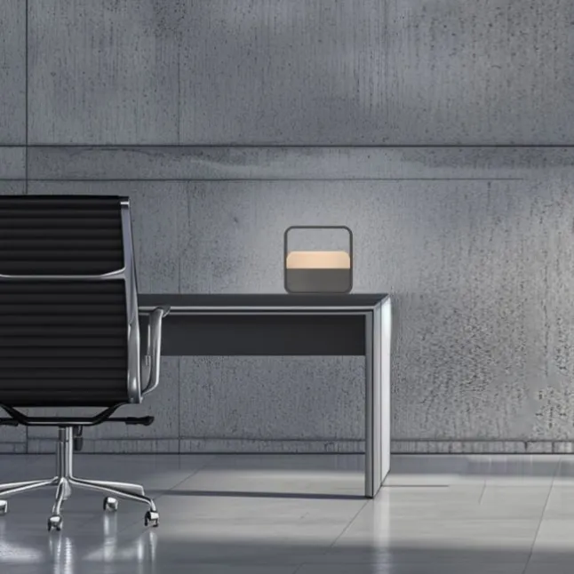 Paul Neuhaus LED Tischleuchte Pure Go grau Akku Touch USB
