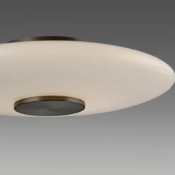 Paul Neuhaus LED Tischleuchte PURE Vitrum dark-metal-brown Touch