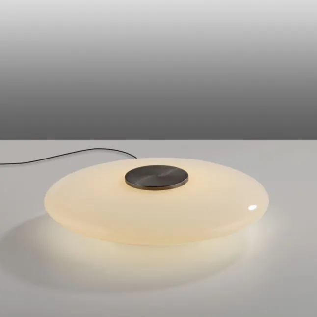 Paul Neuhaus LED Tischleuchte PURE Vitrum dark-metal-brown Touch