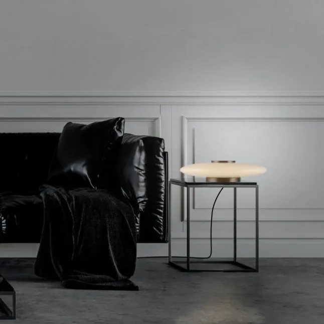 Paul Neuhaus LED Tischleuchte PURE Vitrum dark-metal-brown Touch