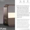 Paul Neuhaus LED Tischleuchte Pure Go dark-metal brown Akku Touch USB