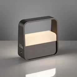 Paul Neuhaus LED Tischleuchte Pure Go dark-metal brown Akku Touch USB