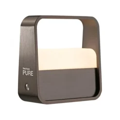 Paul Neuhaus LED Tischleuchte Pure Go dark-metal brown Akku Touch USB