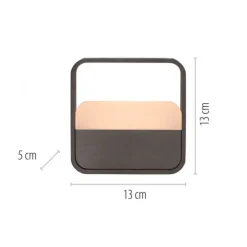 Paul Neuhaus LED Tischleuchte Pure Go dark-metal brown Akku Touch USB