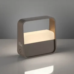 Paul Neuhaus LED Tischleuchte Pure Go bronze Akku Touch USB
