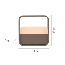 Paul Neuhaus LED Tischleuchte Pure Go bronze Akku Touch USB