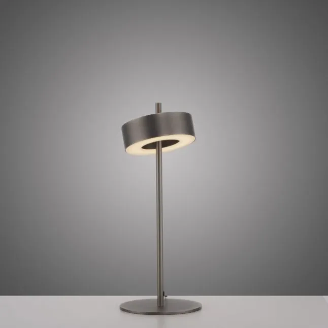 Paul Neuhaus LED Tischleuchte Q-ROTATE dark-metal brown Smarthome