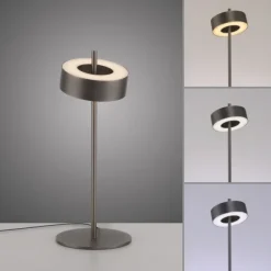 Paul Neuhaus LED Tischleuchte Q-ROTATE dark-metal brown Smarthome