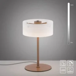 Paul Neuhaus LED Tischleuchte MARIKA, sand, Touchdimmer