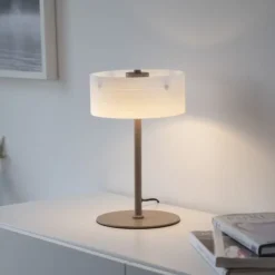 Paul Neuhaus LED Tischleuchte MARIKA, sand, Touchdimmer