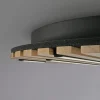 Paul Neuhaus LED Wand-Deckenleuchte Q-AKUSTIK Holz-natur Smarthome