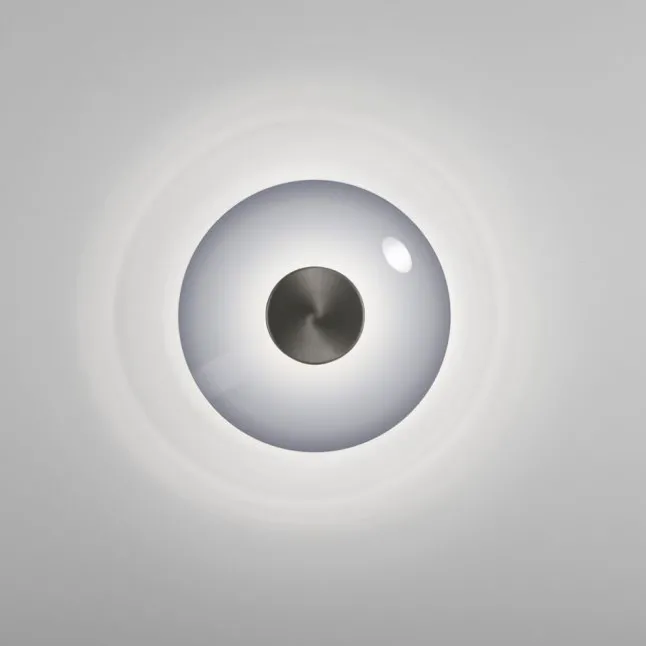 Paul Neuhaus LED Wand-Deckenleuchte PURE Vitrum grau Tronicdimmer
