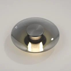 Paul Neuhaus LED Wand-Deckenleuchte PURE Vitrum grau Tronicdimmer