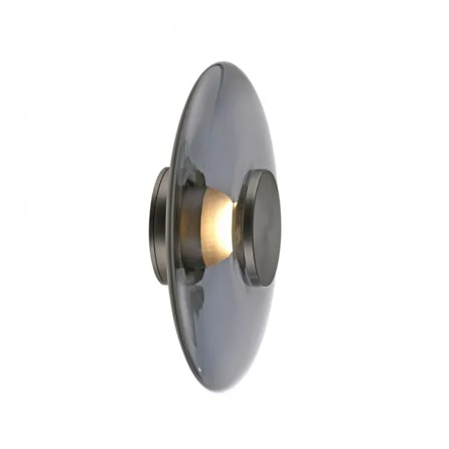 Paul Neuhaus LED Wand-Deckenleuchte PURE Vitrum grau Tronicdimmer