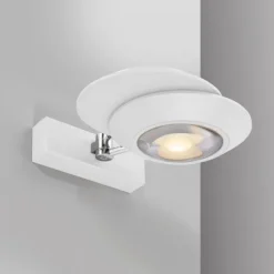 Paul Neuhaus LED Wandleuchte PURE Oculis, snow, dimmbar, dreh+schwenkbar
