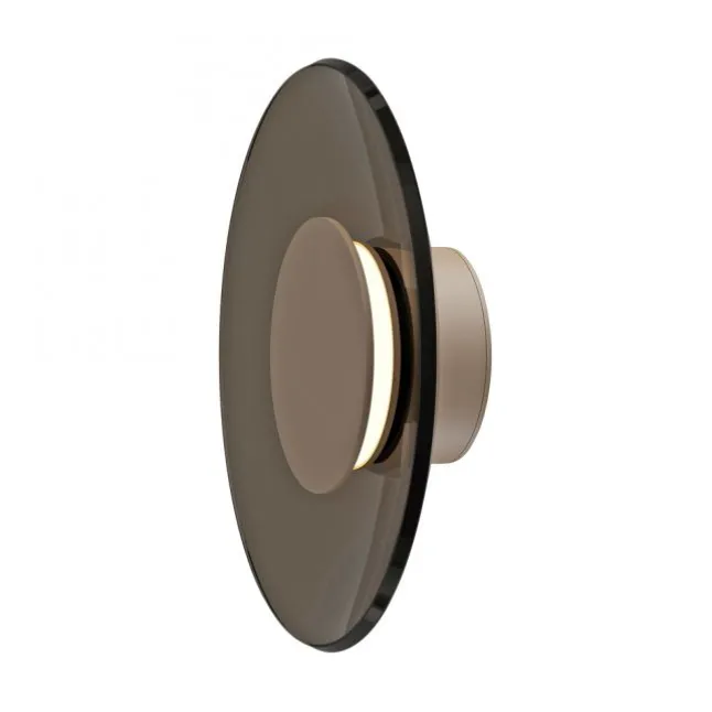 Paul Neuhaus LED Wandleuchte Pure Moon bronce Tronicdimmer