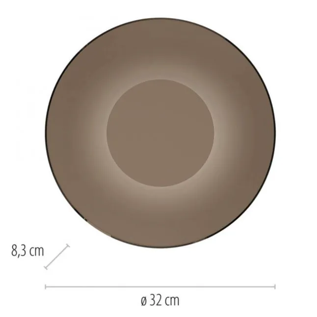 Paul Neuhaus LED Wandleuchte Pure Moon bronce Tronicdimmer