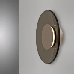 Paul Neuhaus LED Wandleuchte Pure Moon bronce Tronicdimmer