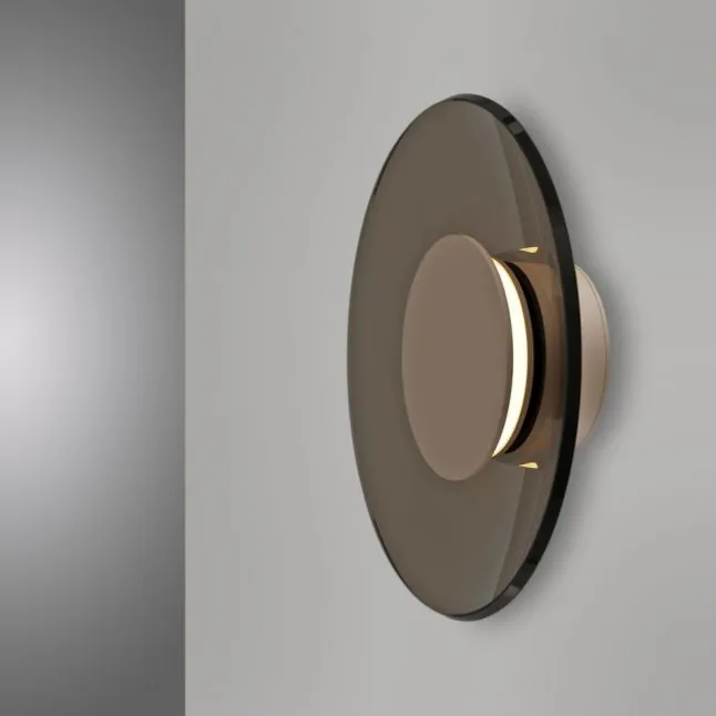 Paul Neuhaus LED Wandleuchte Pure Moon bronce Tronicdimmer