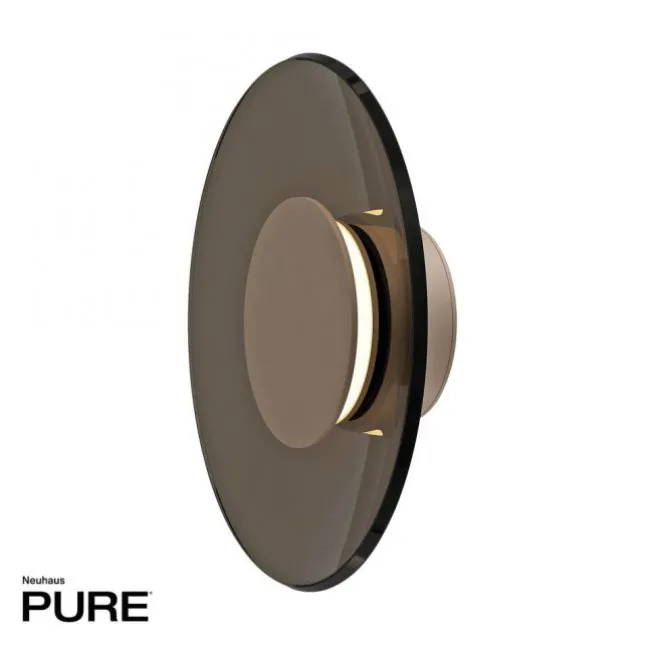 Paul Neuhaus LED Wandleuchte Pure Moon bronce Tronicdimmer