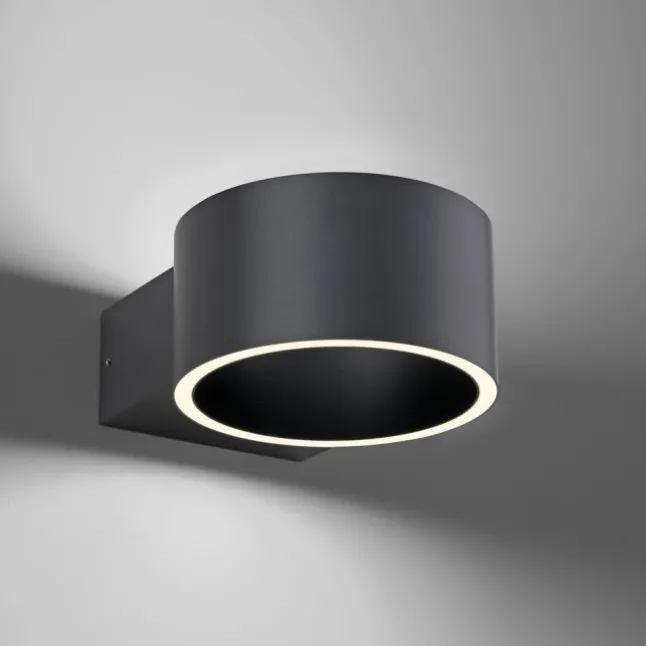 Paul Neuhaus LED Wandleuchte PURE Clipse mystic grey Tronicdimmer