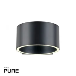 Paul Neuhaus LED Wandleuchte PURE Clipse mystic grey Tronicdimmer