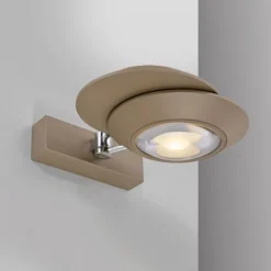 Paul Neuhaus LED Wandleuchte PURE Oculis, bronce, dimmbar, dreh+schwenkbar