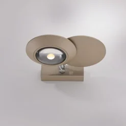 Paul Neuhaus LED Wandleuchte PURE Oculis, bronce, dimmbar, dreh+schwenkbar