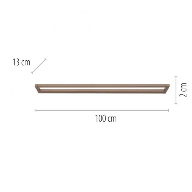 Paul Neuhaus LED Wandleuchte PURE Puro bronce Touchdimmer drehbar