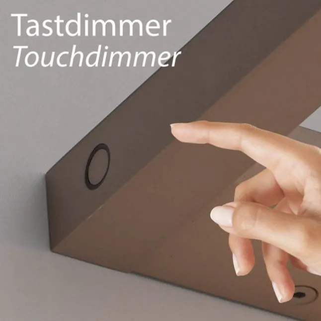 Paul Neuhaus LED Wandleuchte PURE Puro bronce Touchdimmer drehbar