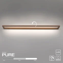 Paul Neuhaus LED Wandleuchte PURE Puro bronce Touchdimmer drehbar